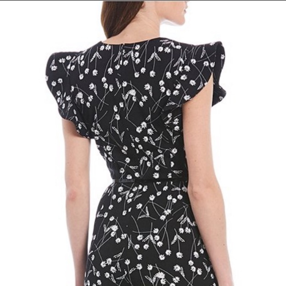 Calvin Klein Floral Print Crepe Jumpsuit - Picture 3 of 3